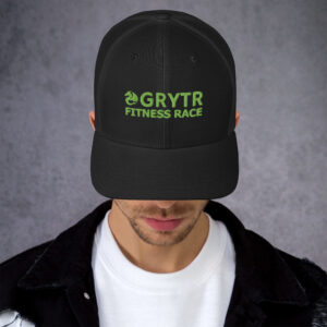 GRYTR Black Trucker Cap